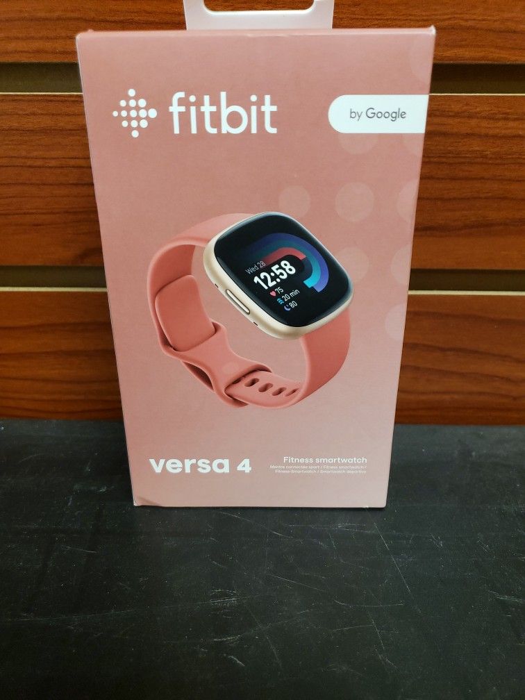 NEW Fitbit Versa 4 Copper Rose Smartwatch