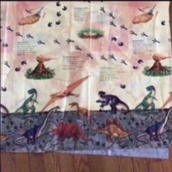 Dinosaur Plastic Table Cloth 54x108