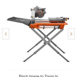 Rigid 8" Wet Tile Saw