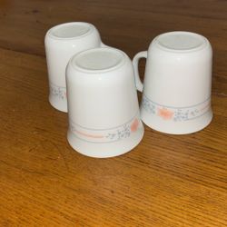 Set Of 3 Matching Teacups