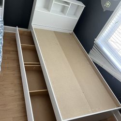 Twin Platform Bed With Storage
