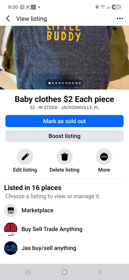 Kids Clothes $2 Each Obo