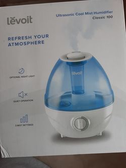 Lĕvoit Ultrasonic Cool Mist Humidifier