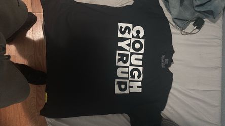 Cough Syrup Graphic T-Shirt Black