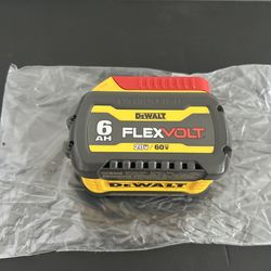 $100 NEW Dewalt Flexvolt  6.0Ah Battery 