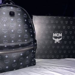 Black MCM Backpack 