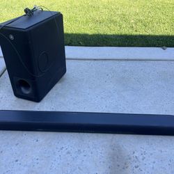 Yamaha Sub And Soundbar