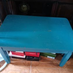 Turquoise Shabby Chic Coffee Table