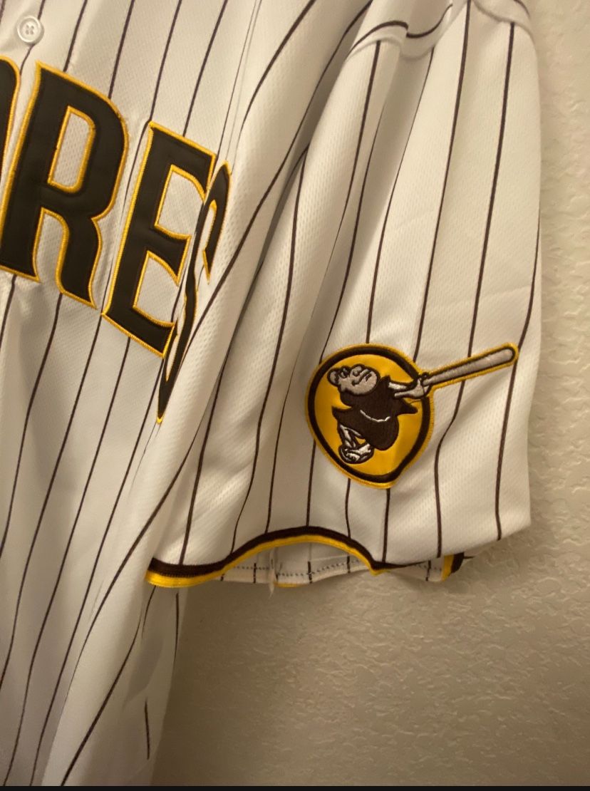 Padres Home White Pinstripes Jersey