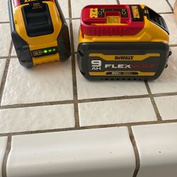 2 DeWalt 20V-60V MAX FLEXVOLT 9 