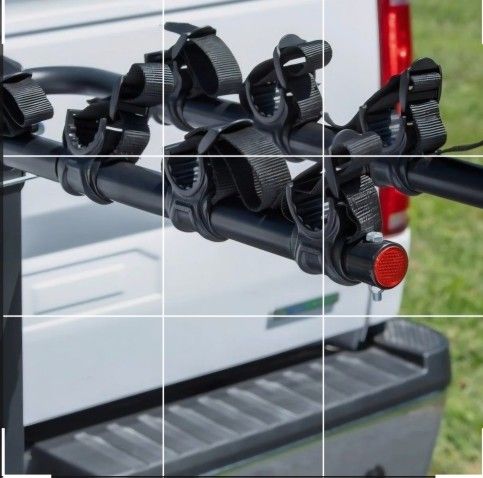 New 4 Bike Carrier 120lb Hitch-Mounted Folding Fits All Vehicles 1.25-2in Hitch