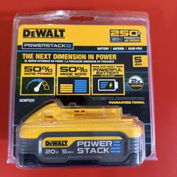 DeWalt Power Stack Battery 20V 5AH