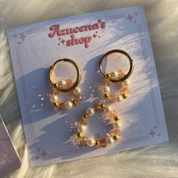 Amora Hoop Earrings + Ring 