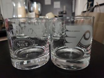 Flyers whiskey glasses