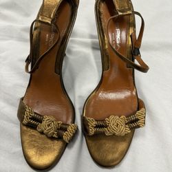 Via Spiga Women's Dark Gold Sandals