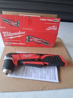 Milwaukee m12 cordless 3/8 angle drill tool only