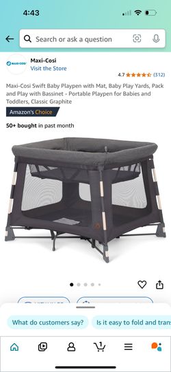 Playpen With Bassinet Attachment 