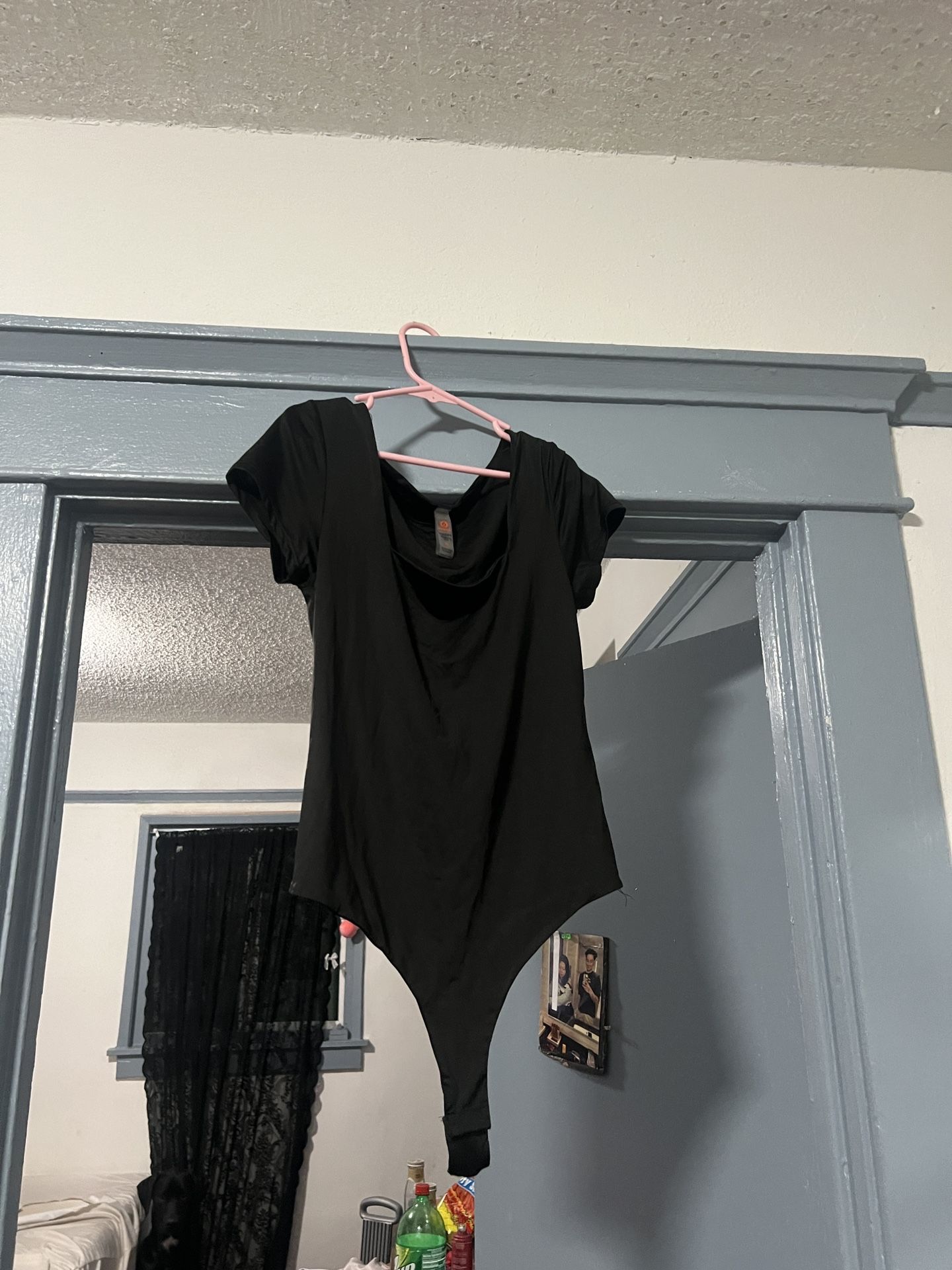 Black Silk Bodysuit