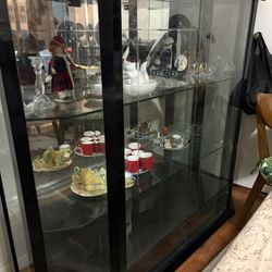 Black Glass Wall Unit 