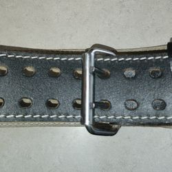 ALTUS Large Double Thick Leather Weightlifting Belt NEW