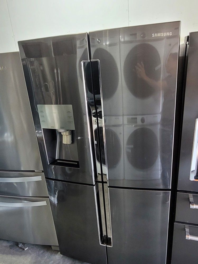 Black Stainless Steel Samsung Flex 4 Door French Door Refrigerator