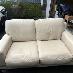 Leather couch 