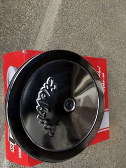 Edelbrock chrome air cleaner 14 inch