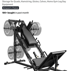 Leg press hack squat combo