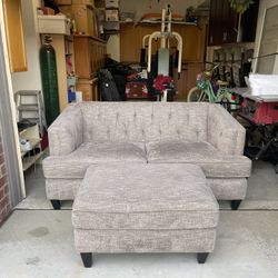 Couch and Ottoman set