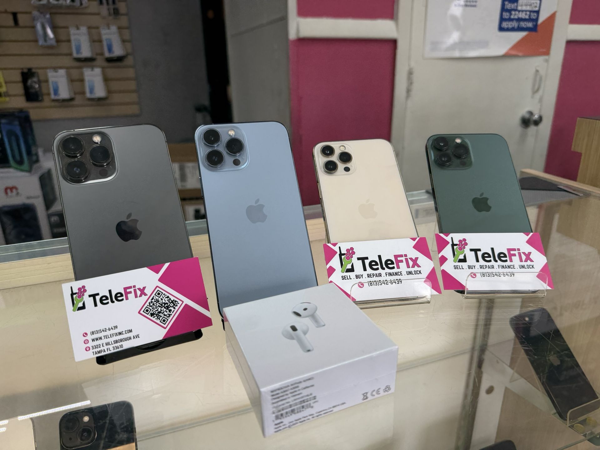 iPhone 13 Pro Max 128gb WITH FREE AIRPODS ON SALE!!!!!