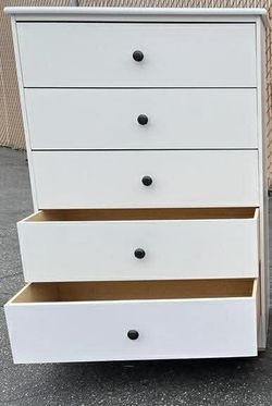 5 Drawer White Color 