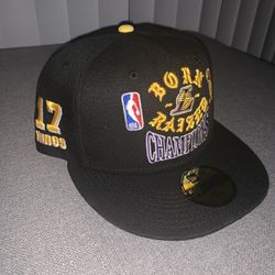 Born X Raised New Era 2020 NBA Lakers Championship Hat