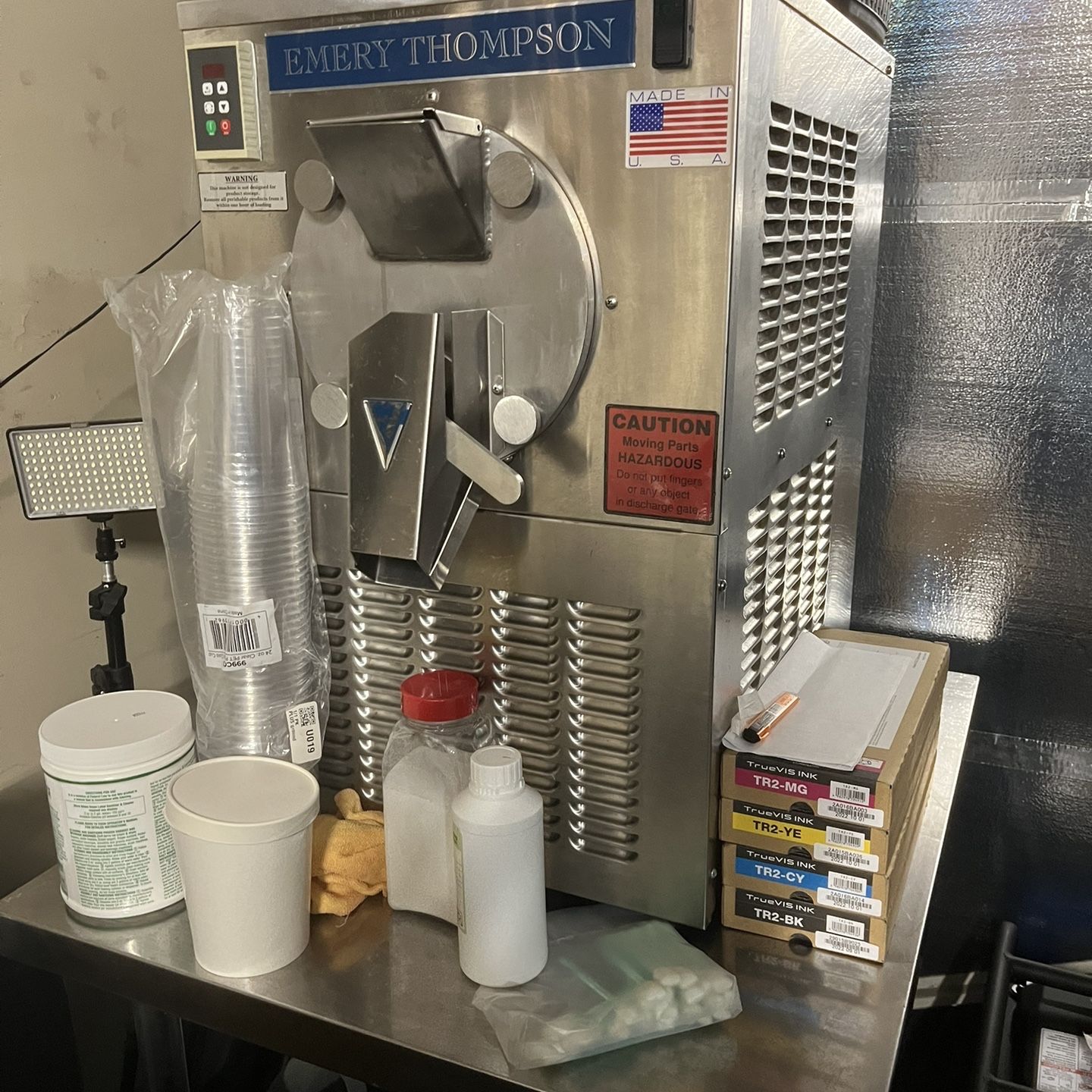 Used emery thompson batch freezer for sale sale
