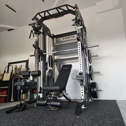 NEW Vesta Pro Series 3in1 Squat Rack | Functional Trainer | Smith Machine | Pulley System |🔴WEIGHTS,BAR, & BENCH SOLD SEPARATELY 🔴 FREE DELIVERY🚚 