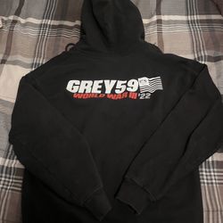 Black Grey59 World War III Hoodie Streetwear 