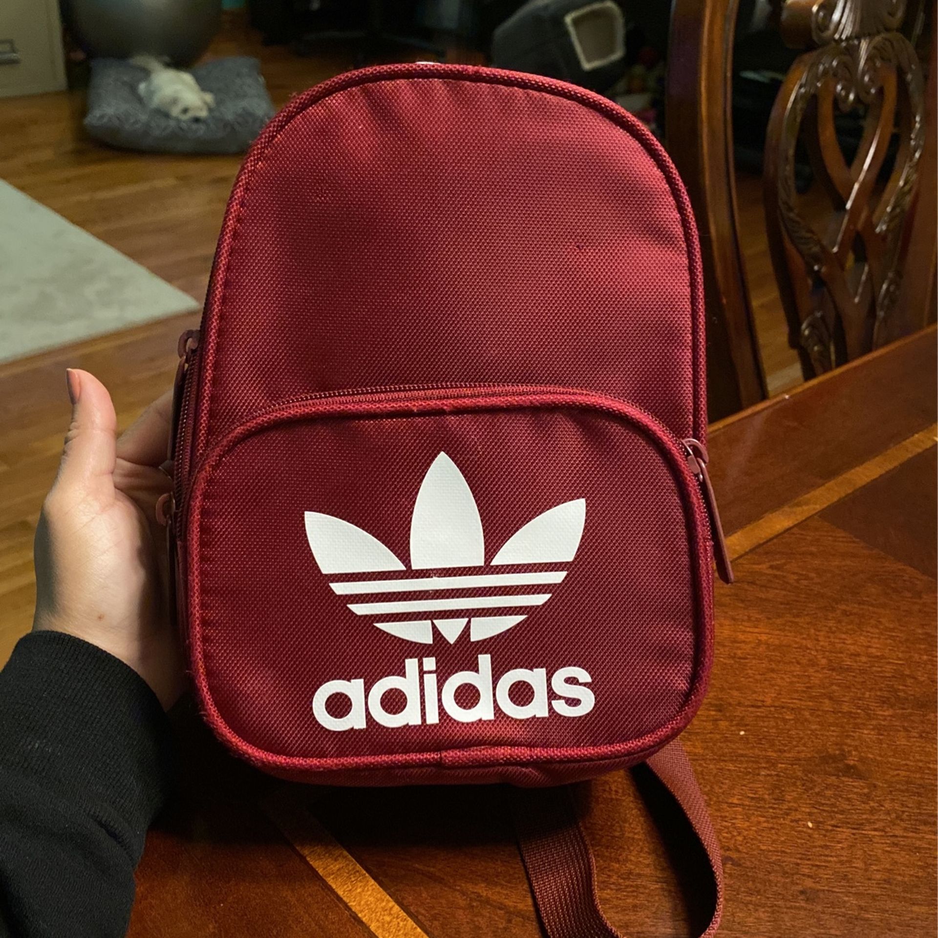 Mini Adidas Backpack Red/Maroon 