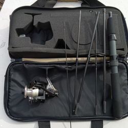 Shimano Transportable Rod And Reel With Case