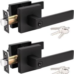 2 Pack Heavy Duty Entrance Lever Door Handle
