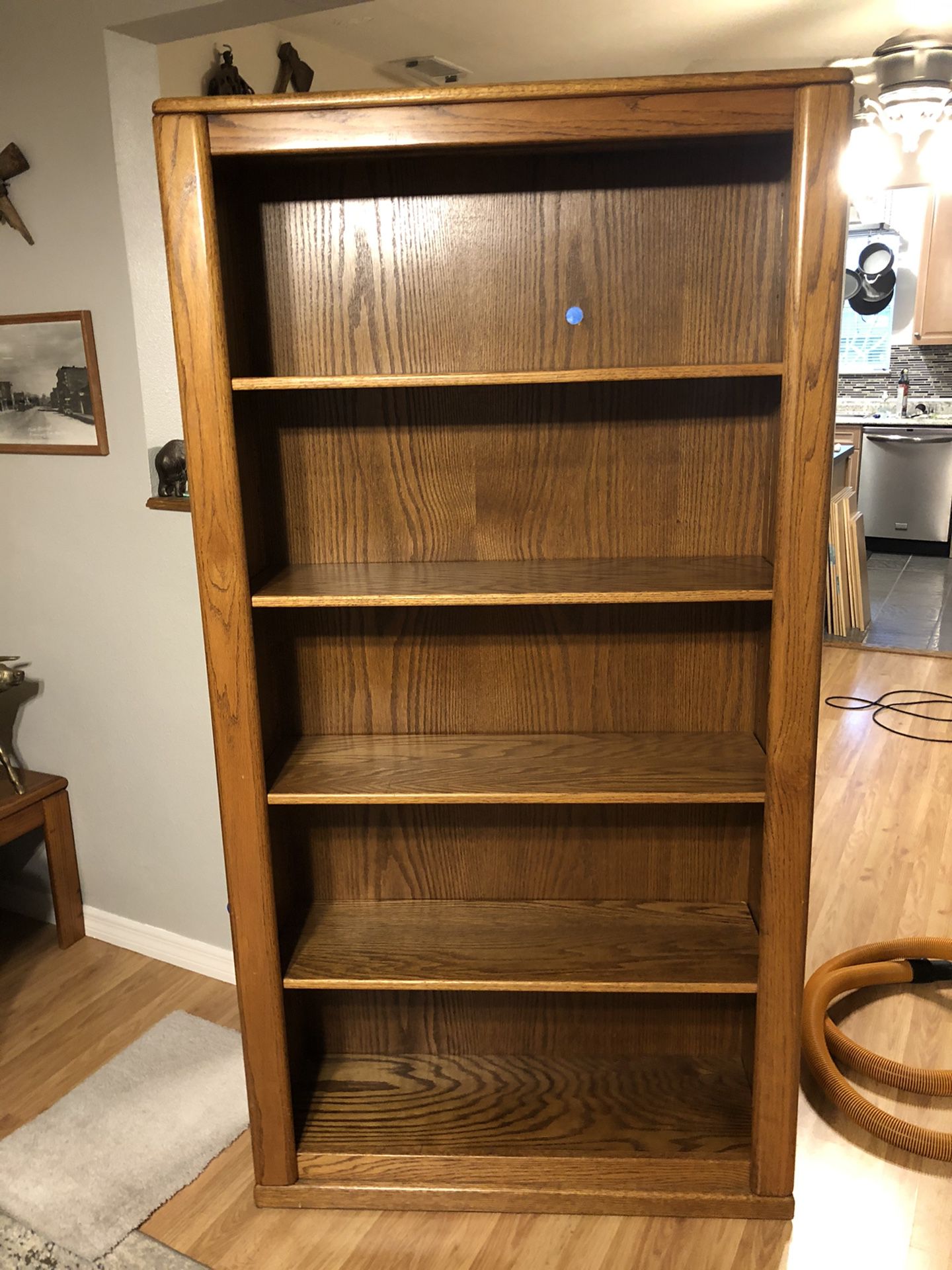 Vintage Oak Custom Bookshelf