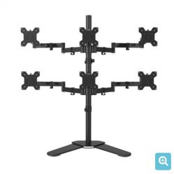 SupTek Hex Arm LCD LED Monitor Stand 6 Screens