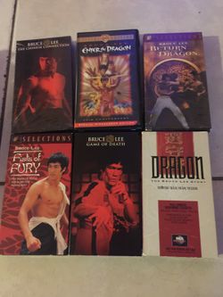 Bruce Lee set of VCR movies