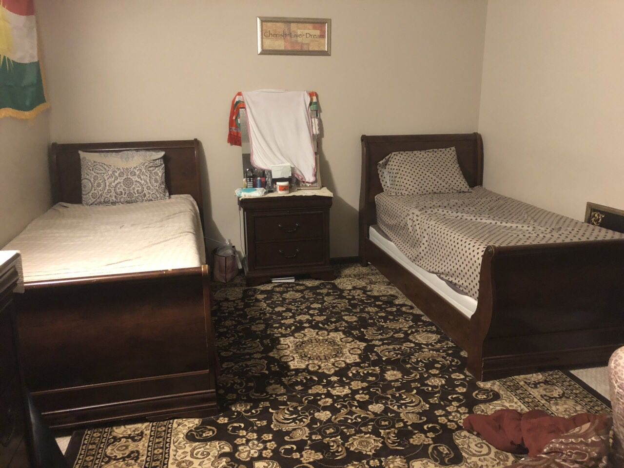 2 twin bed frames 450 OBO