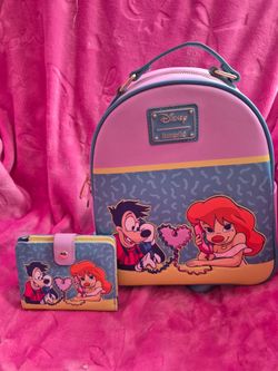 Loungefly Disney A Goofy Movie Mini Backpack and Wallet Set