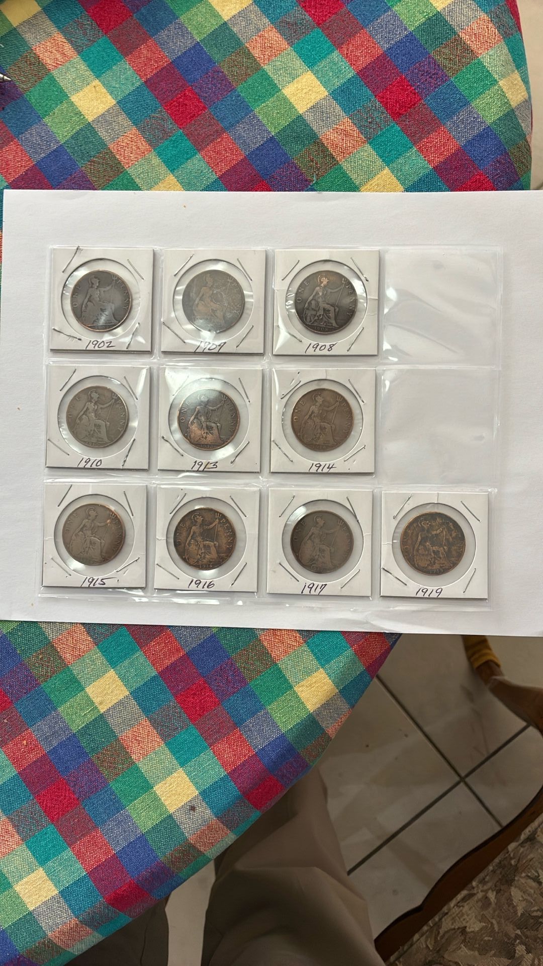BRITISH LARGE COPPER PENNIES