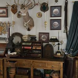 Solid pine wood console table sideboard