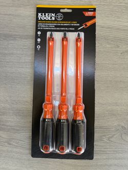Klein Tools Insulated Hooded Screw Holding Screwdriver Set, 3-Piece