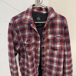 Mens Jacks Flannel Jacket Size Small