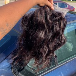 14 Inch Black Full Lace Wig 