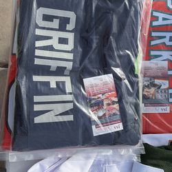 Shaquill Griffin Signed Seahawks NFL Jersey JSA Certified