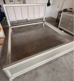 King Bed frame and dresser